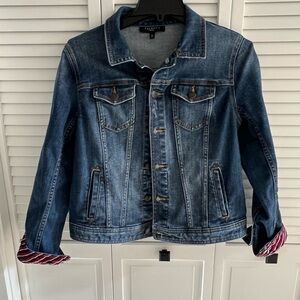 Talbots Blue Denim Jacket - Petite M